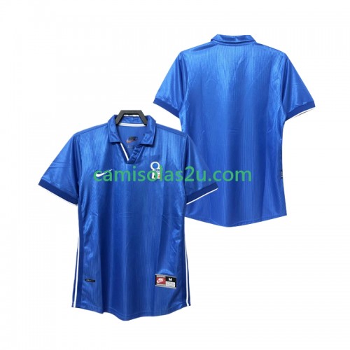 Camisolas de futebol Itália Retro Equipamento Principal 1998 Manga Curta Camisolas de futebol Itália Retro Equipamento Principal 1998 Manga Curta